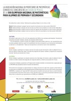 Convocatoria al concurso de primaria y secundaria 2016-2017